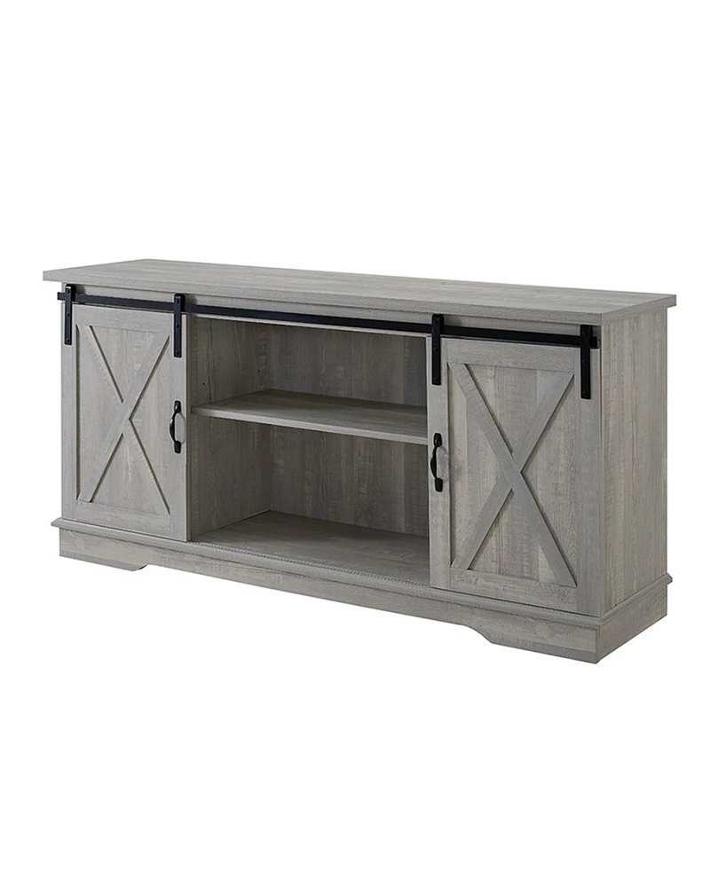 Walker Edison 58" Modern Farmhouse Wood Tv Stand