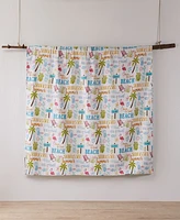 Homthreads Beach Days Quilt Set, King