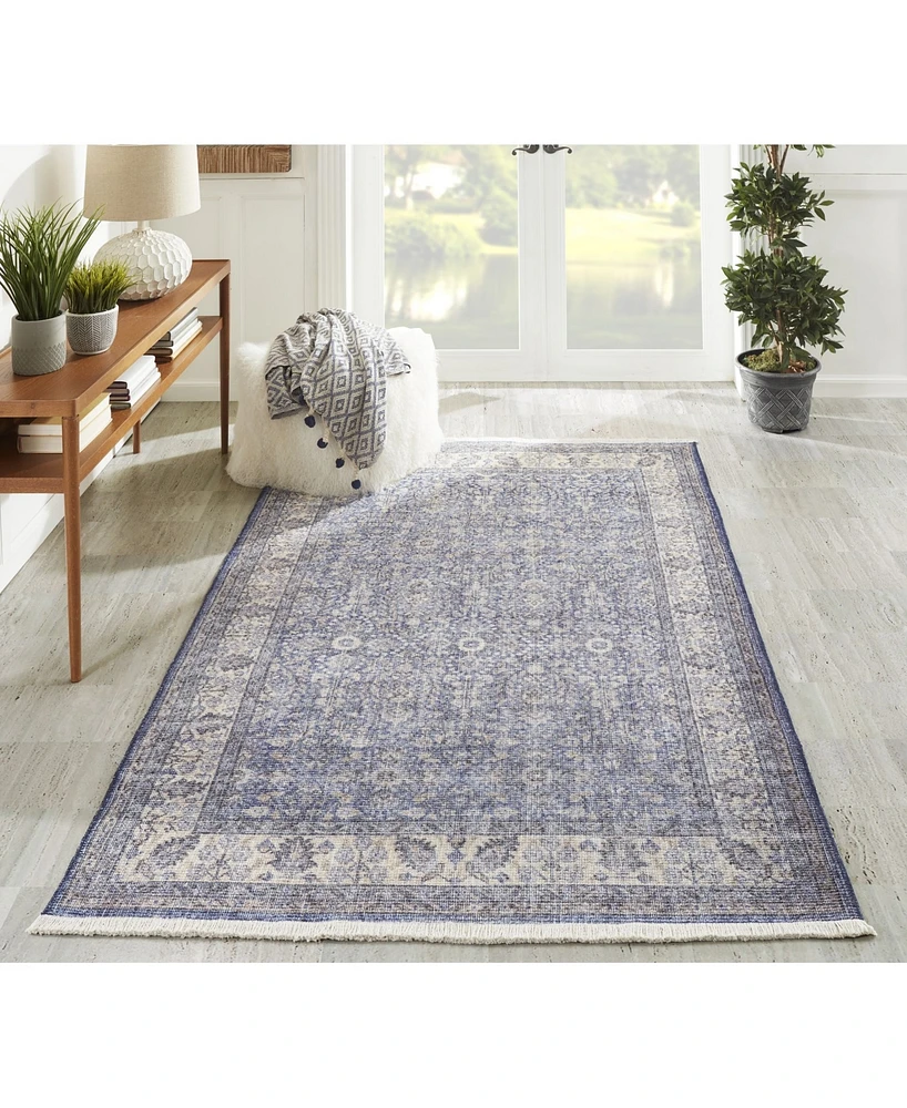 Momeni Helena Hel-4 Blue 5' x 8' Area Rug
