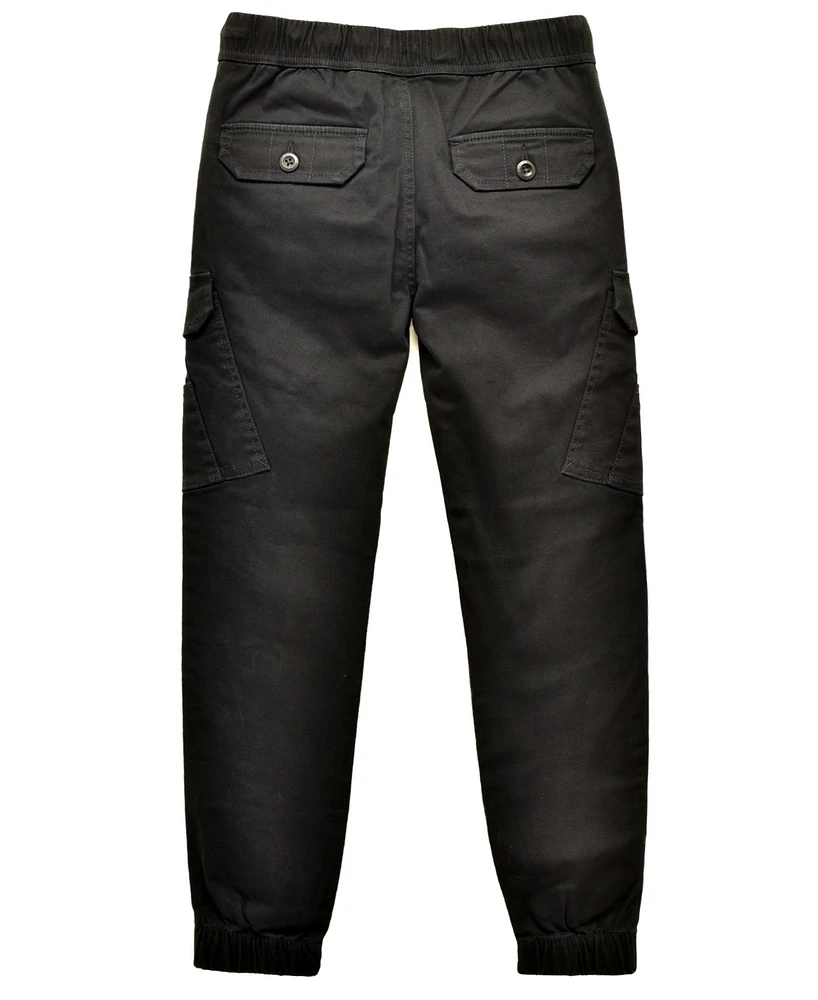Ring of Fire Big Boys Cayden Slanted Cargo Stretch Jogger Pants