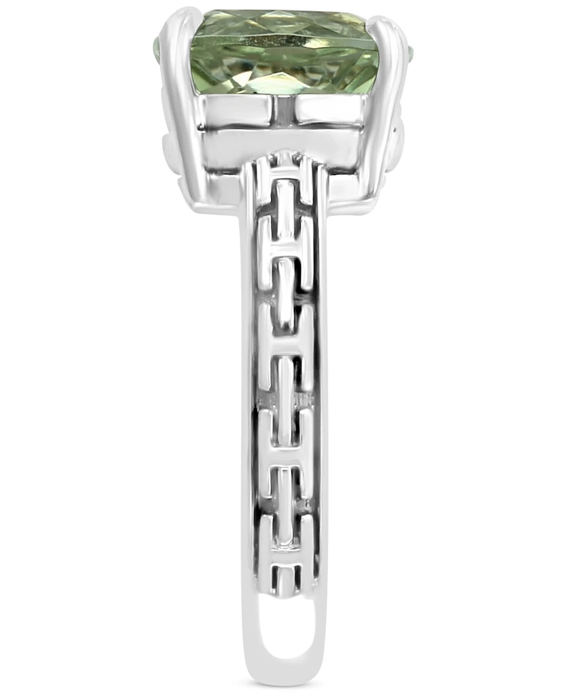 Effy Green Quartz Statement Ring (3-7/8 ct. t.w.) Sterling Silver
