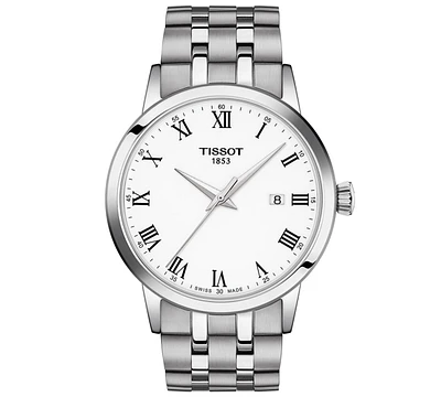 Tissot Men's Swiss Classic Dream Stainless Steel Bracelet Watch 42mm
