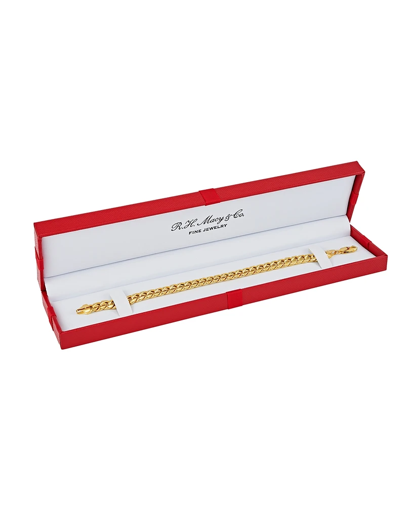 Lightweight Miami Cuban Link 7-1/2" Chain Bracelet (7mm) in 10k Gold
