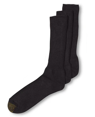 Men's 3-Packs Dress Fluffie Crew Socks, Created for Macy's