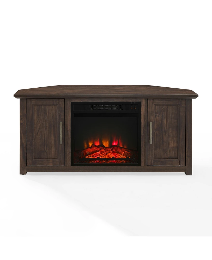 Camden 48" Corner Tv Stand with Fireplace