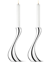 Georg Jensen Cobra Candleholder, Large, 2 Pack