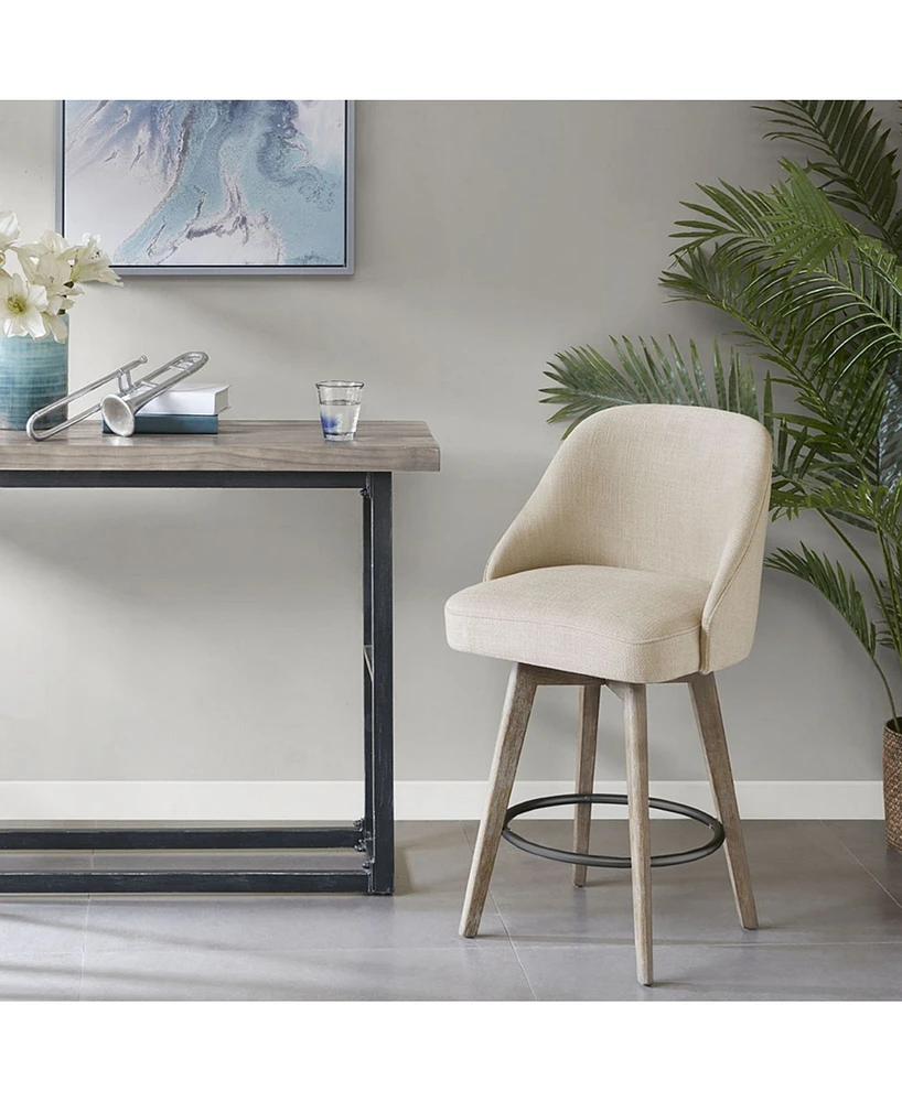 Madison Park Pearce Counter Stool with Swivel Seat