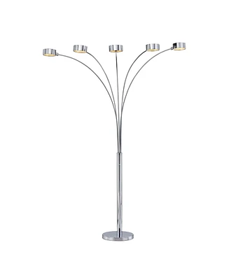 Artiva Usa Micah Arched 88" Floor Lamp with Rotatable Shade and Dimmer