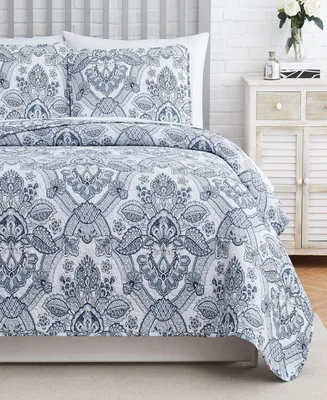 Southshore Fine Linens Enchantment Printed -Pc. Quilt Set