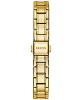 Guess Women's Diamond-Accent Gold-Tone Stainless Steel Bracelet Watch 25mm