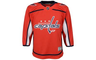 Authentic Nhl Apparel Big Boys and Girls Washington Capitals Premier Blank Jersey