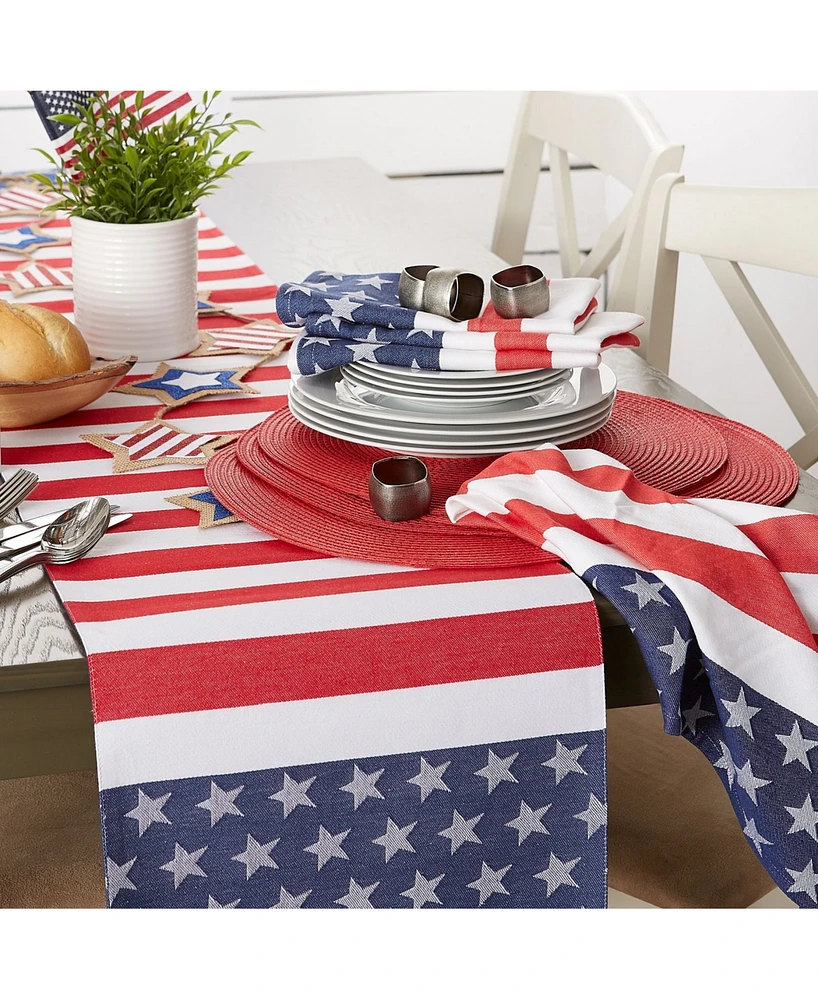 Design Imports Round Polypropylene Woven Placemat, Set of 6