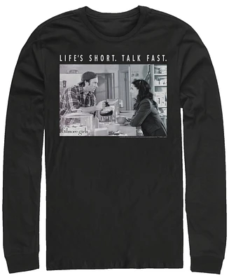 Men's Gilmore Girls Tv Diner Photobox Long Sleeve Crew T-shirt