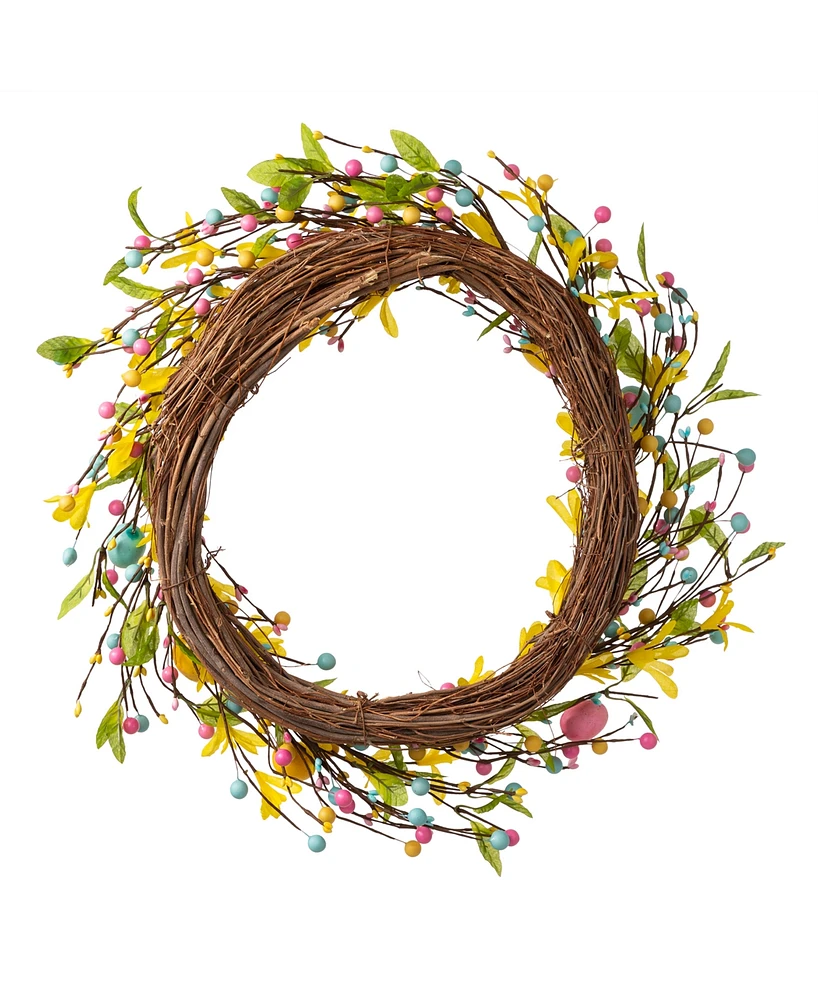 Glitzhome 22"D Easter Egg Wreath