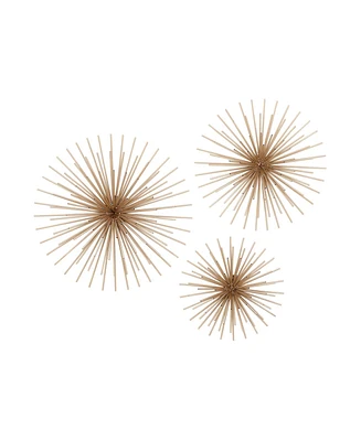 Metal Contemporary Wall Decor, Set of 3
