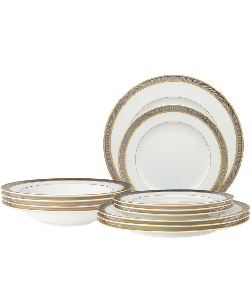 Brilliance 12-Piece Dinnerware Set, Service for 4