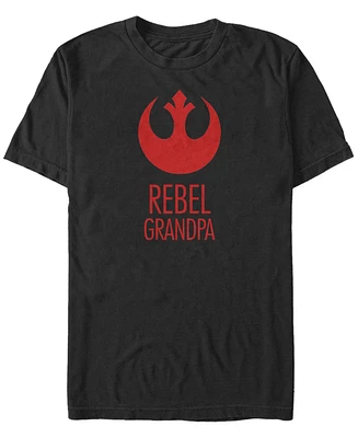 Fifth Sun Men's Rebel Grandpa Short Sleeve Crew T-shirt