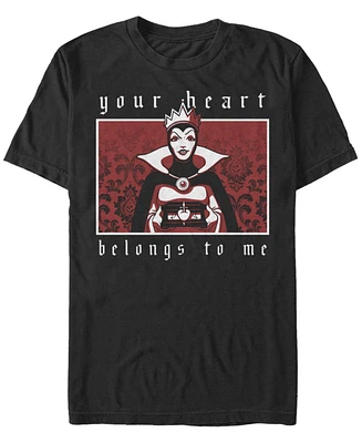 Fifth Sun Men's Evil Queen Heart Short Sleeve Crew T-shirt