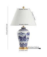 Zhou Traditional Cottage Led Table Lamp
