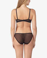 On Gossamer Women's Sleek Micro Push Up Bra with Lace G9200