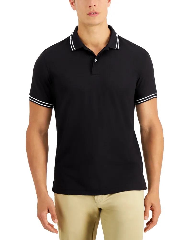 Club Room Men's Performance Stripe Polo