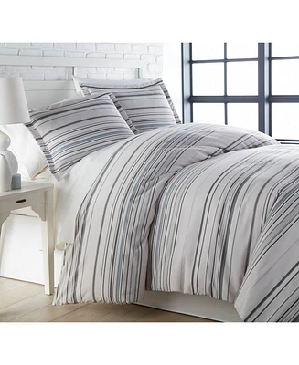 Southshore Fine Linens Coastal Stripes Ultra Soft 3-Pc. Duvet Cover Set, Full/Queen