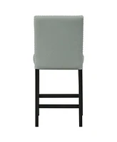 Picket House Furnishings Pia Faux Leather Counter Height Side Chair Set