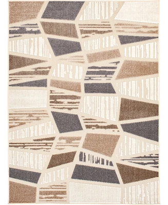 Closeout! Northern Weavers Britta Bri-04 6'7" x 9'2" Outdoor Area Rug