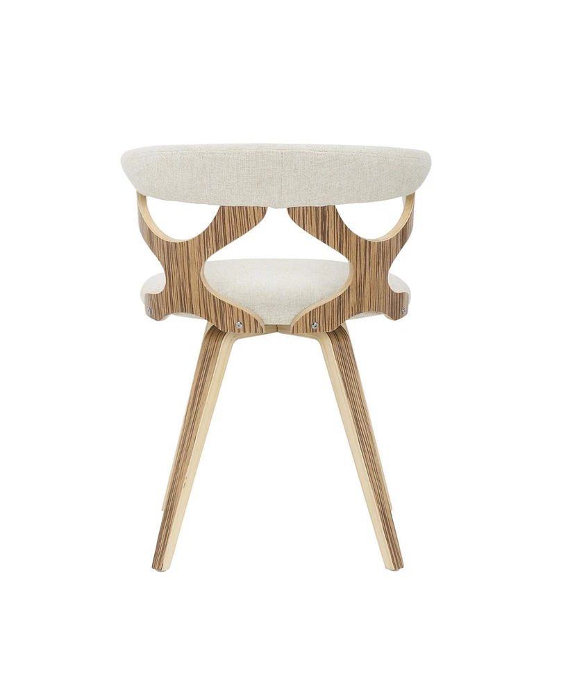Gardenia Mid-Century Modern Dining and Accent Chair with Swivel