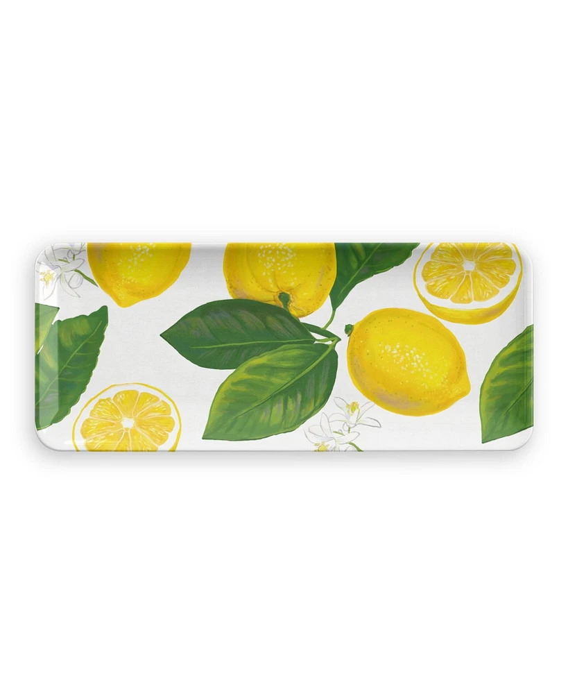 Abode Homewares Lemon Fresh Melamine Appetizer Tray