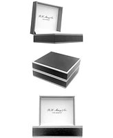 Black Diamond Cluster Square Stud Earrings (1/6 ct. t.w.) in Sterling Silver
