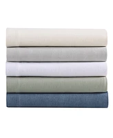Eddie Bauer Solid 100% Cotton Brushed Flannel 4-Pc. Sheet Set