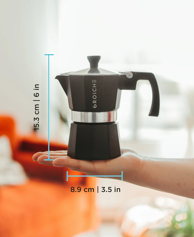 Grosche Milano Stovetop Espresso Maker Moka Pot Cup oz