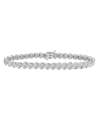 Diamond Link Bracelet (3 ct. t.w.) in 14k White Gold or 14k Yellow Gold