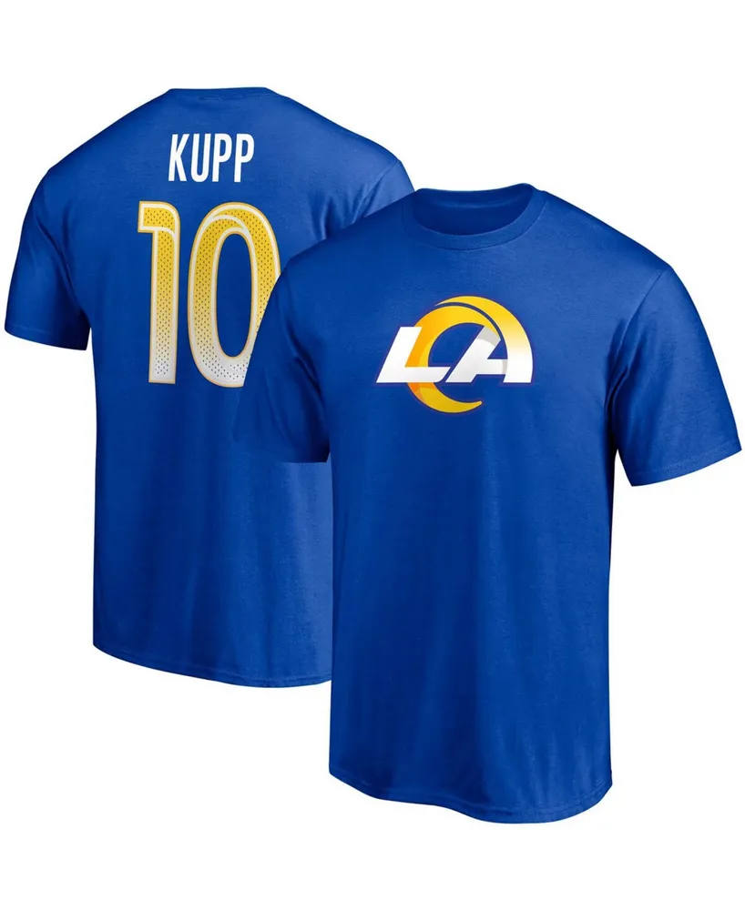 Men's Cooper Kupp Royal Los Angeles Rams Player Icon Name and Number T-shirt