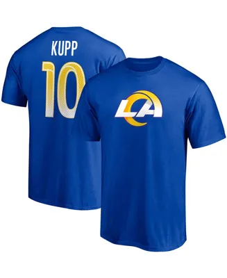 Men's Cooper Kupp Royal Los Angeles Rams Player Icon Name and Number T-shirt