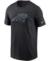 Men's Black Carolina Panthers Primary Logo T-shirt