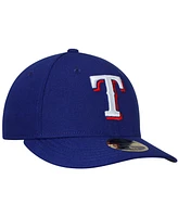 New Era Men's Royal Texas Rangers Game Authentic Collection On-Field Low Profile 59FIFTY Fitted Hat