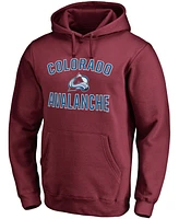 Men's Burgundy Colorado Avalanche Team Victory Arch Pullover Hoodie