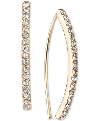 Lauren Ralph Pave Threader Earrings
