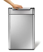 simplehuman 48 Liter Touch Bar Recycling Kitchen Trash Can