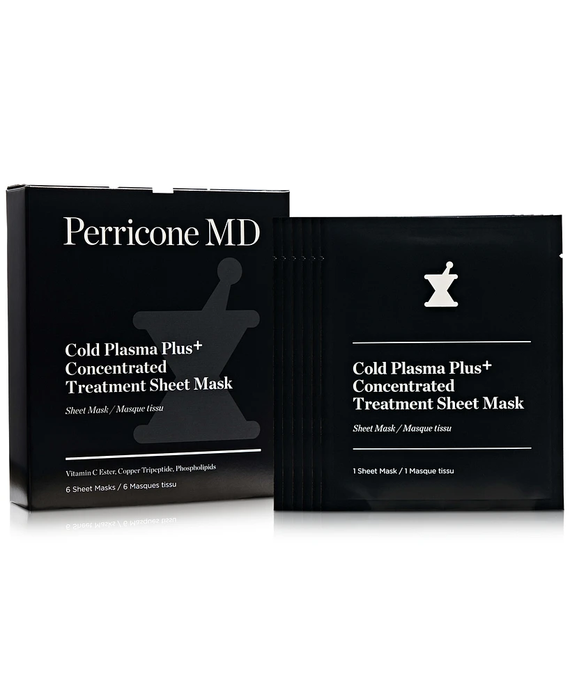 Perricone Md Cold Plasma Plus+ Concentrated Treatment Sheet Mask, 6-Pk.