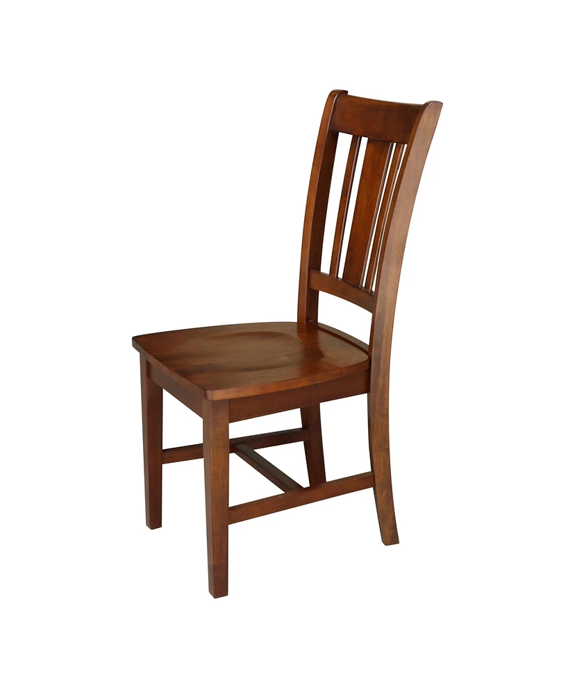 42" Dual Drop Leaf Table with 2 Splat Back Dining Chairs