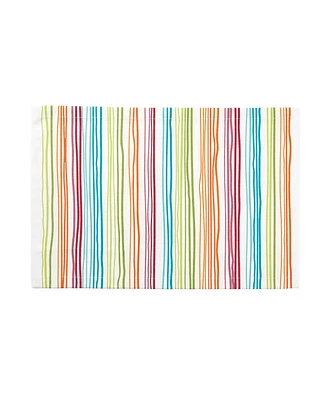 Rainbow Stripe Placemat Set, 4 Piece