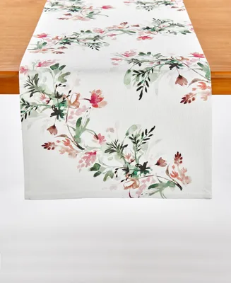 Paradise Floral Printed Table Runner, 72" x 14"