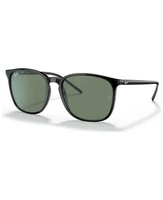 Ray-Ban Men's Low Bridge Fit Sunglasses, RB4387F 55