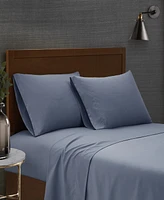 London Fog Garment Wash Solid 6 Piece Sheet Set