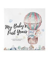 KeaBabies Craft Baby Memory Book, First 5 Years Books, 90 Pages Keepsake Milestone Journal for Girls, Boys