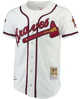 Men's Chipper Jones White Atlanta Braves Authentic Jersey