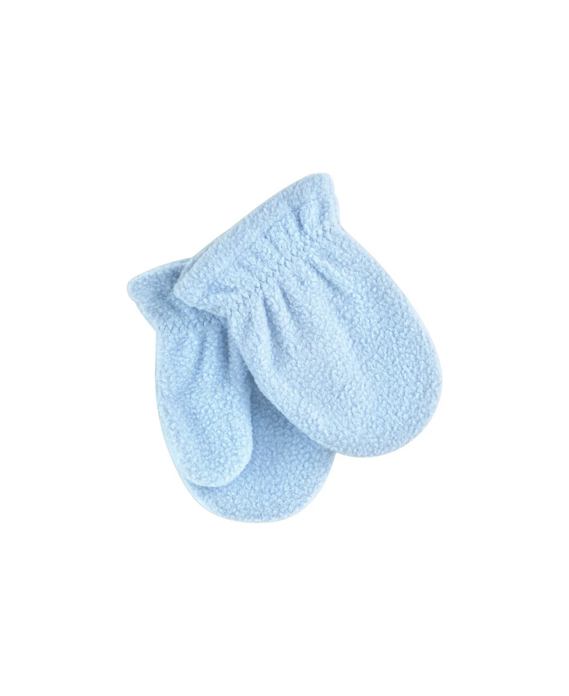 Hudson Baby Boys Unisex Winter Warmth 3Pk Earflap Hat, Mittens & Plush Booties